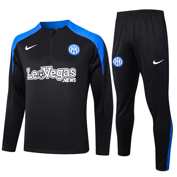 Sudadera De Training Inter Milan 2024/25 Negro Azul 3